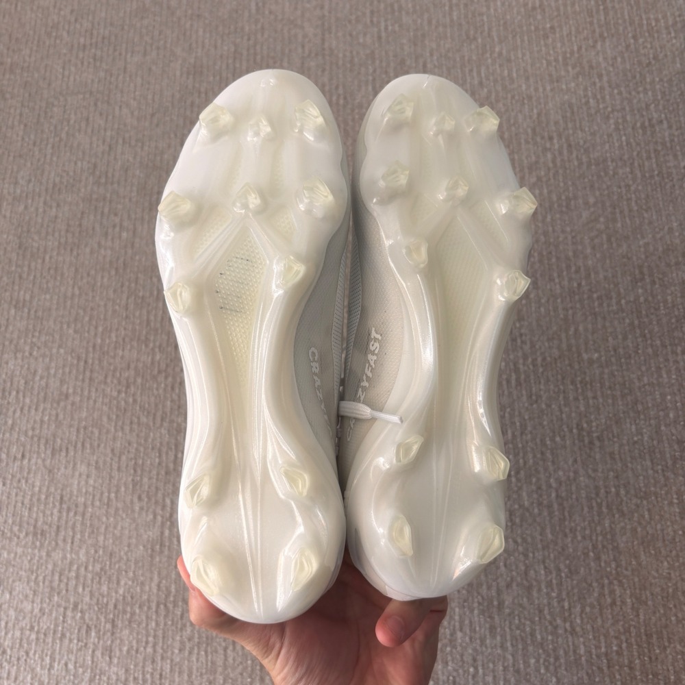 Adidas Crazyfast.1 FG Cloud White Soccer Cleats Men's Size 6 GY7418 - Picture 8 of 9